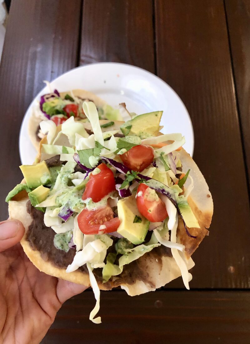 Chicken Tostadas