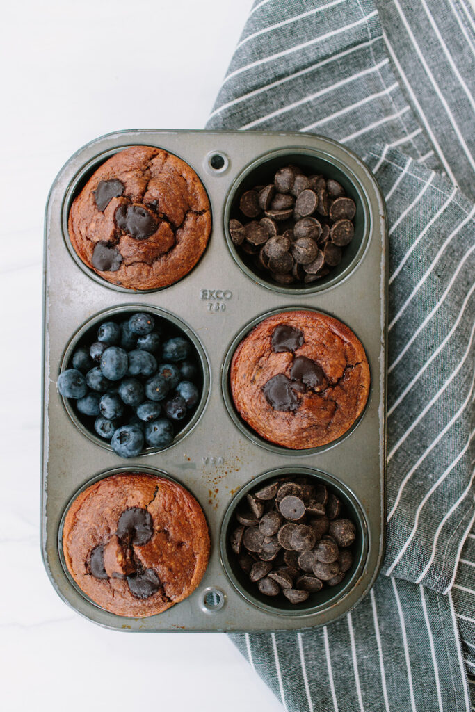 Easy Double Chocolate Flourless Blender Muffins Easy Double Chocolate Flourless Blender Muffins