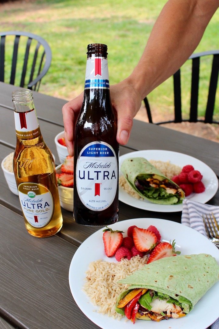 The Best Chicken & Veggie Wraps
