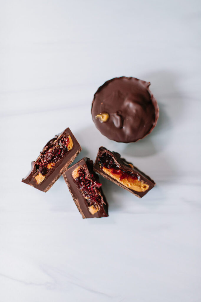 peanut butter & jelly cups