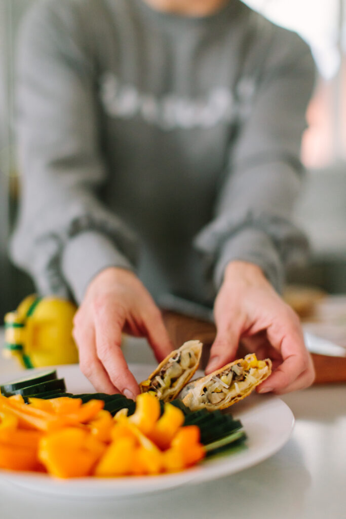 Southwest Avocado Egg Rolls