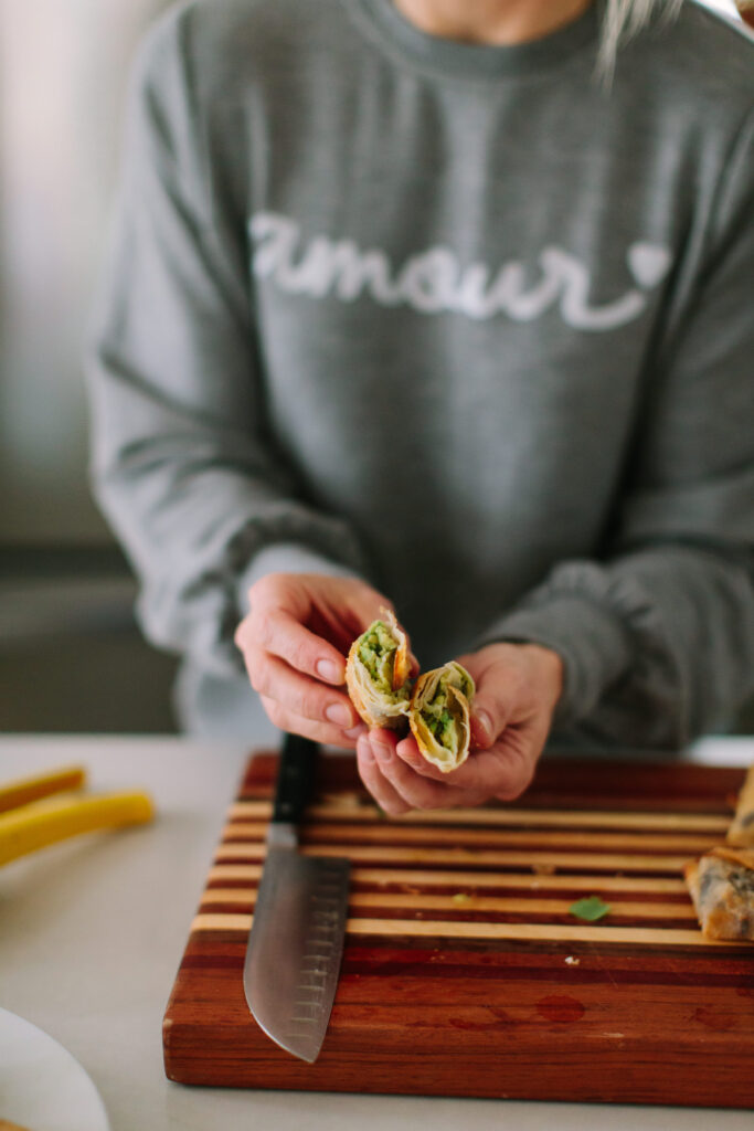 Southwest Avocado Egg Rolls