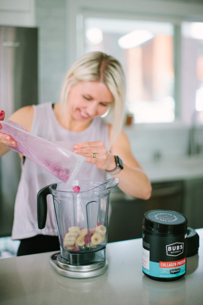 Easy Tropical Protein Nice Cream