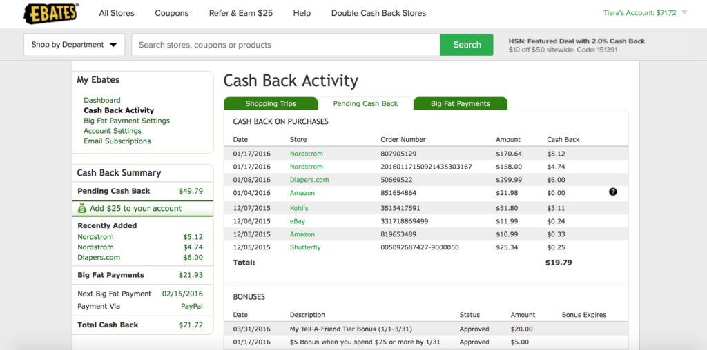 Ebates Ebates